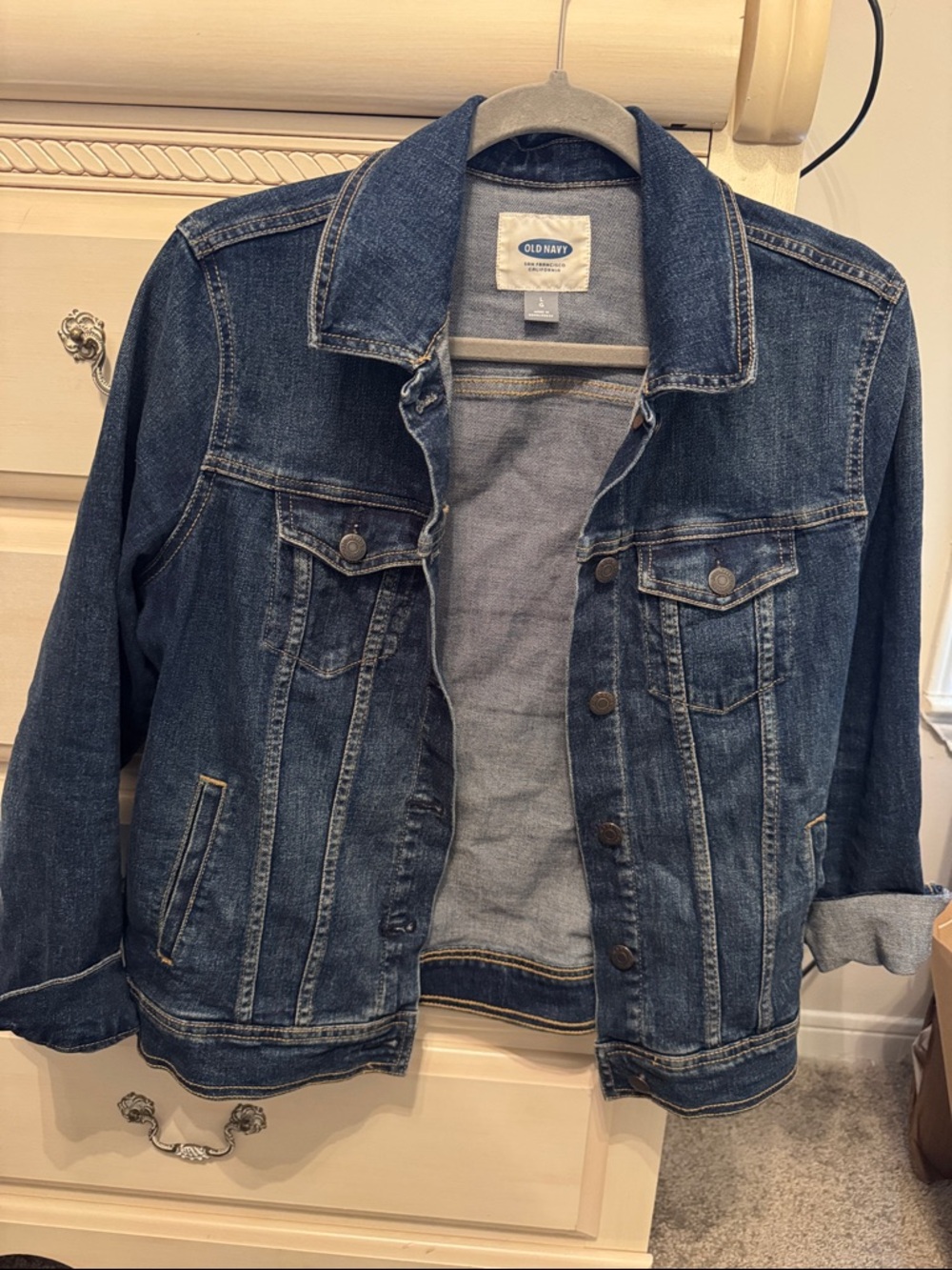 Old Navy Dark Blue Denim Jacket